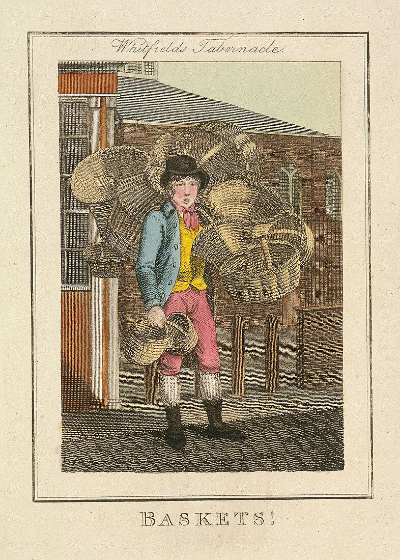 Baskets', Cries of London, 1804