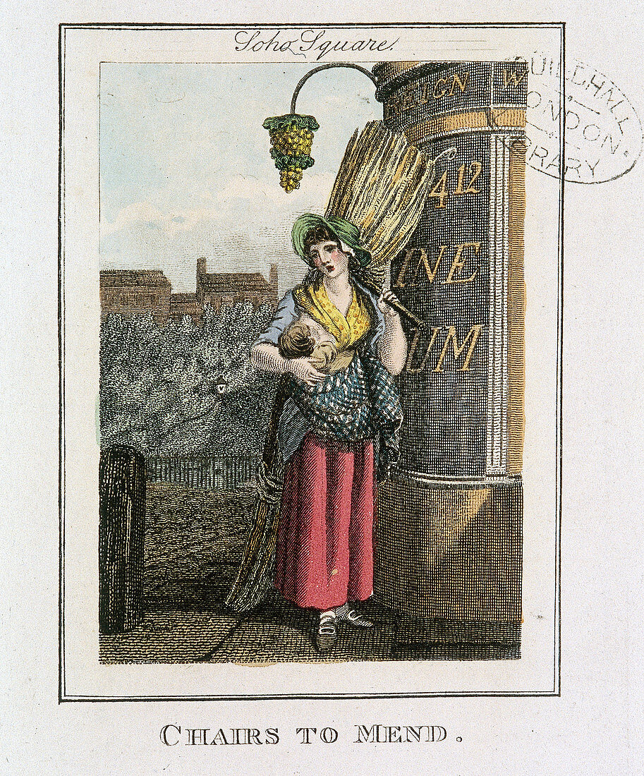 Chairs to Mend', Cries of London, 1804
