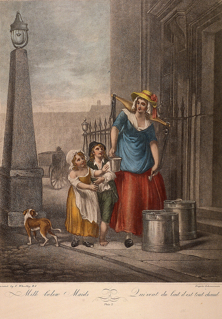 Milk below Maids', Cries of London, c1870