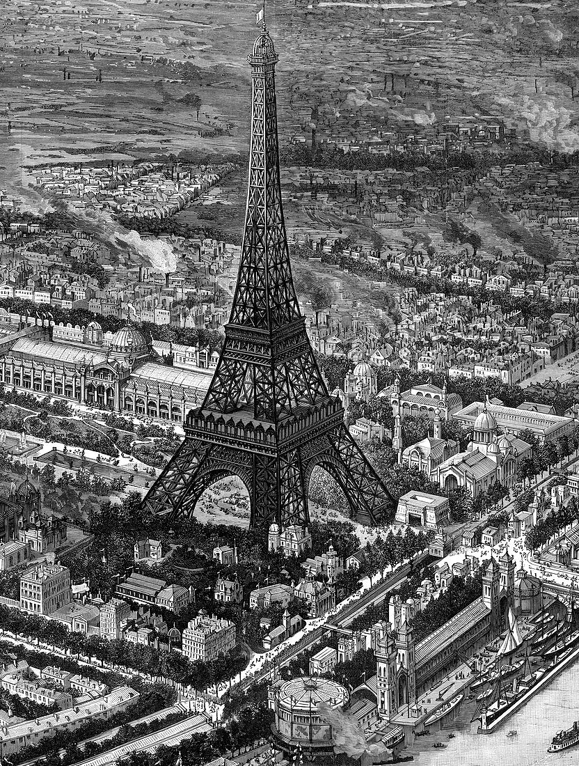 Eiffel Tower, 1889