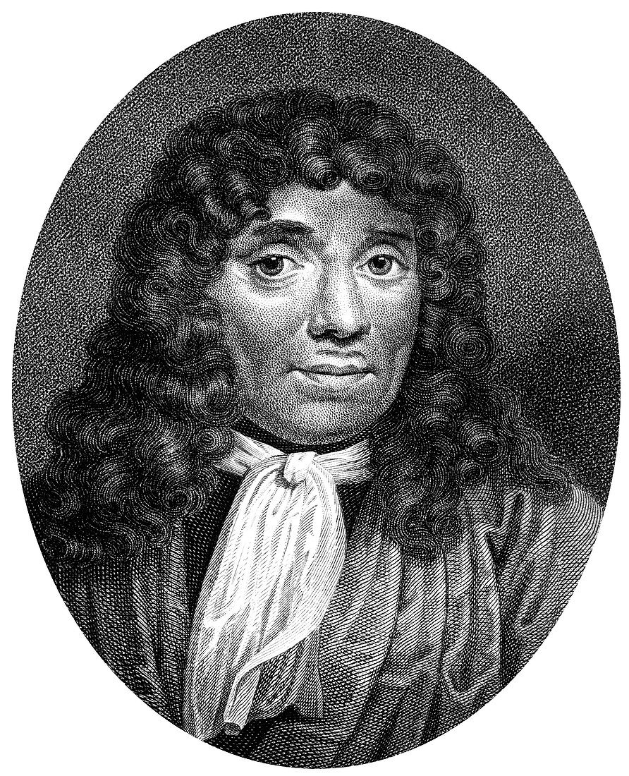 Antoni van Leeuwenhoek, Dutch pioneer of microscopy, (1813)