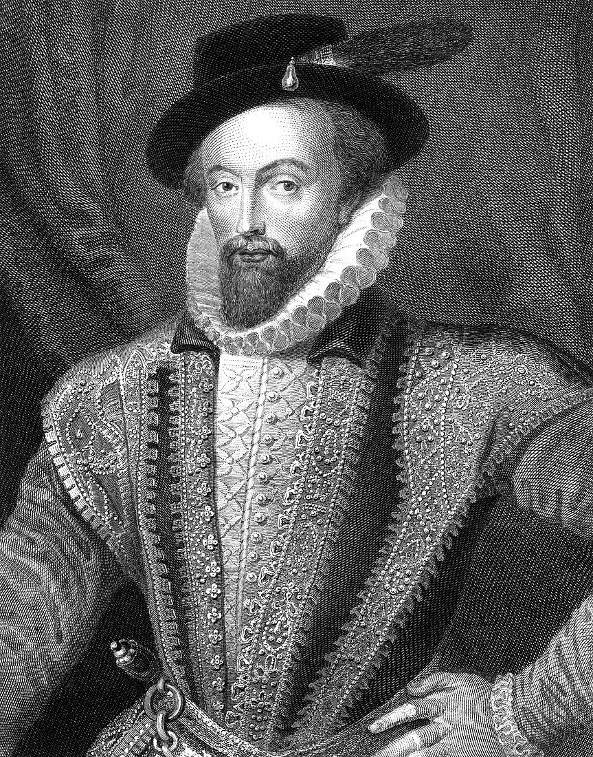 Sir Walter Raleigh, English writer, poet and explorer