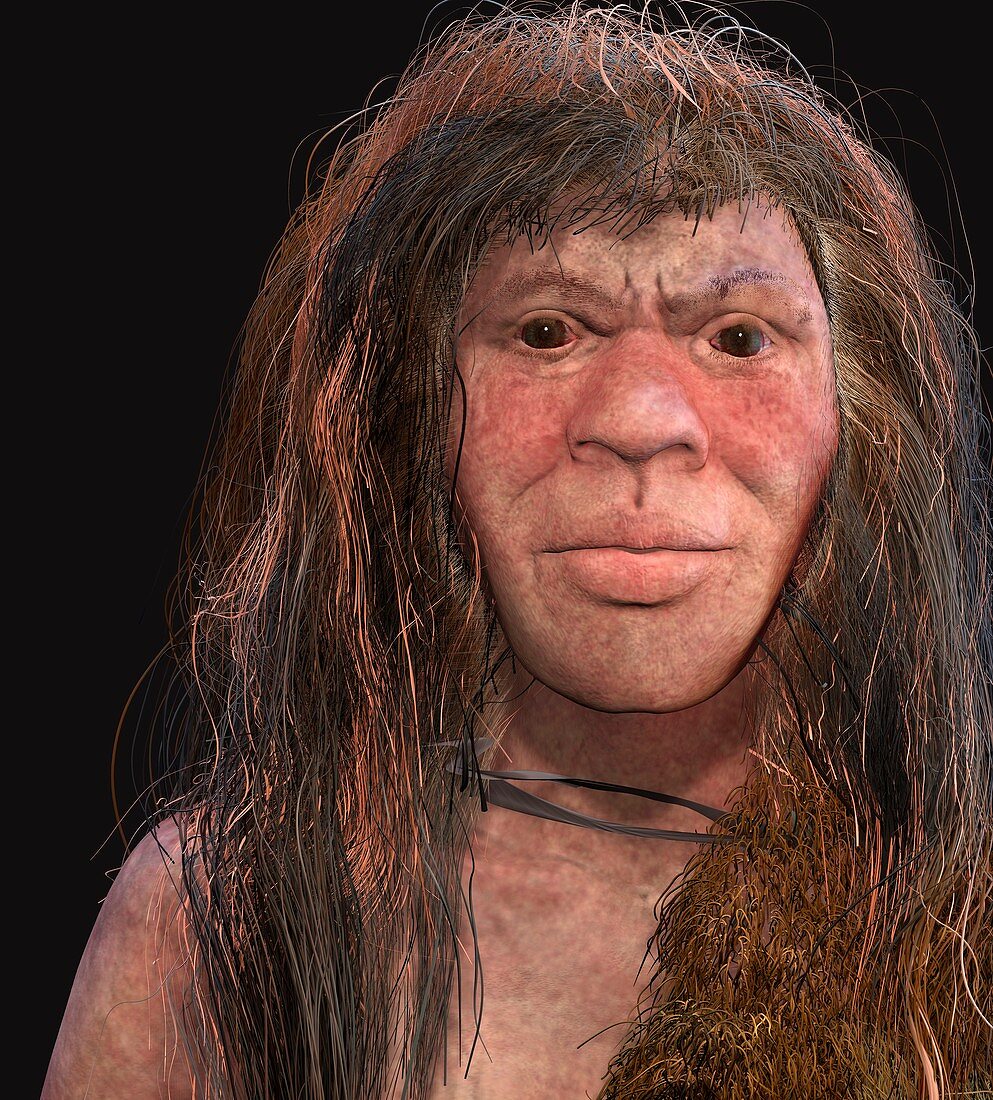 Ancient-human hybrid, illustration