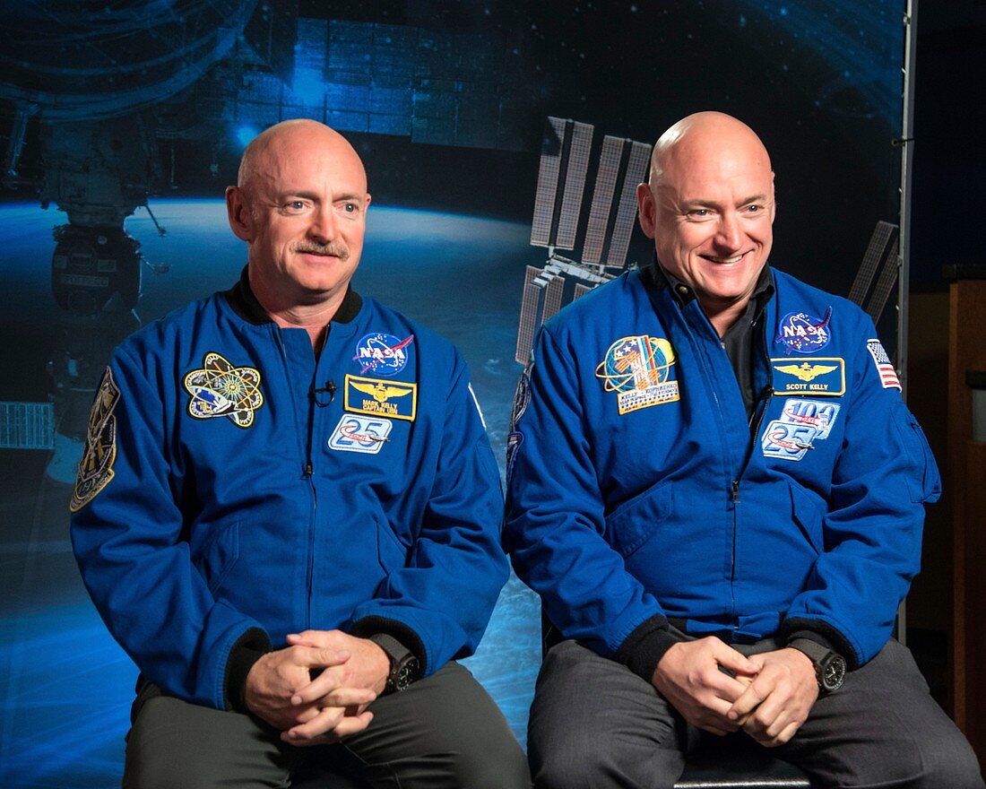 Twins Study with US astronauts Mark and Scott Kelly