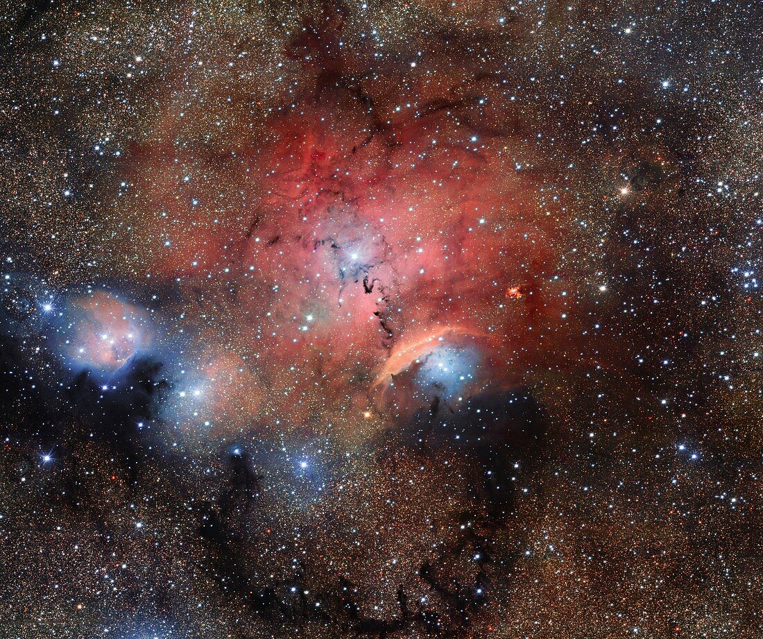 Sharpless 29 stellar nursery, optical image