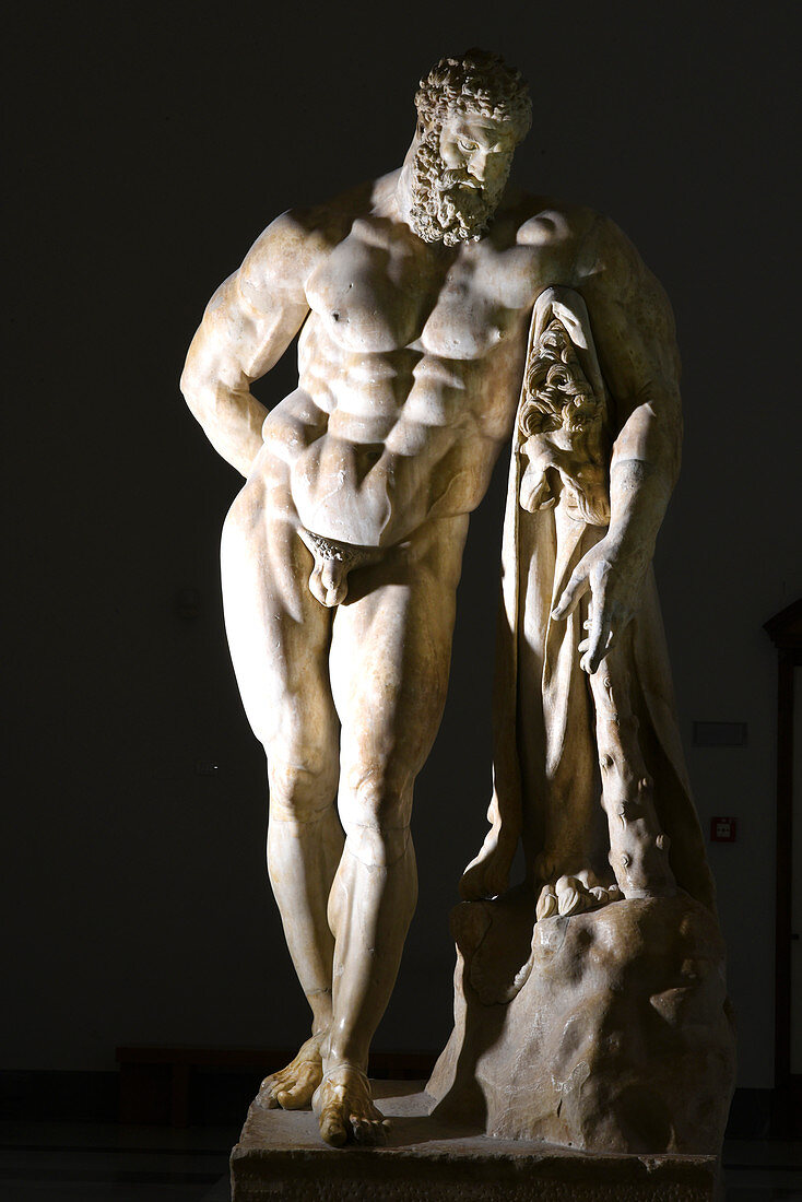 Roman statue of Hercules, 2nd-3rd century AD