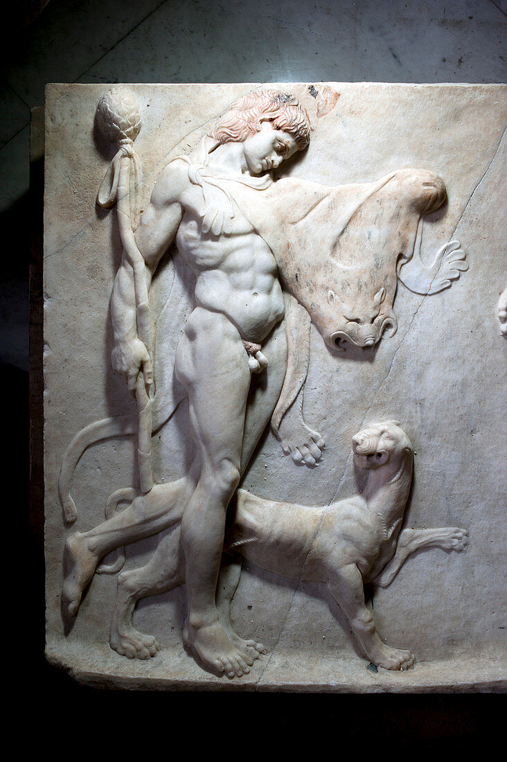Roman frieze of Hercules