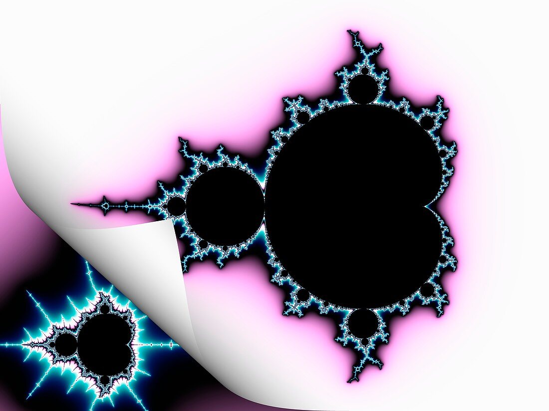 Mandelbrot fractal, illustration