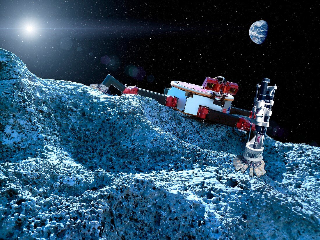 Flight Opportunities asteroid mission, illustration