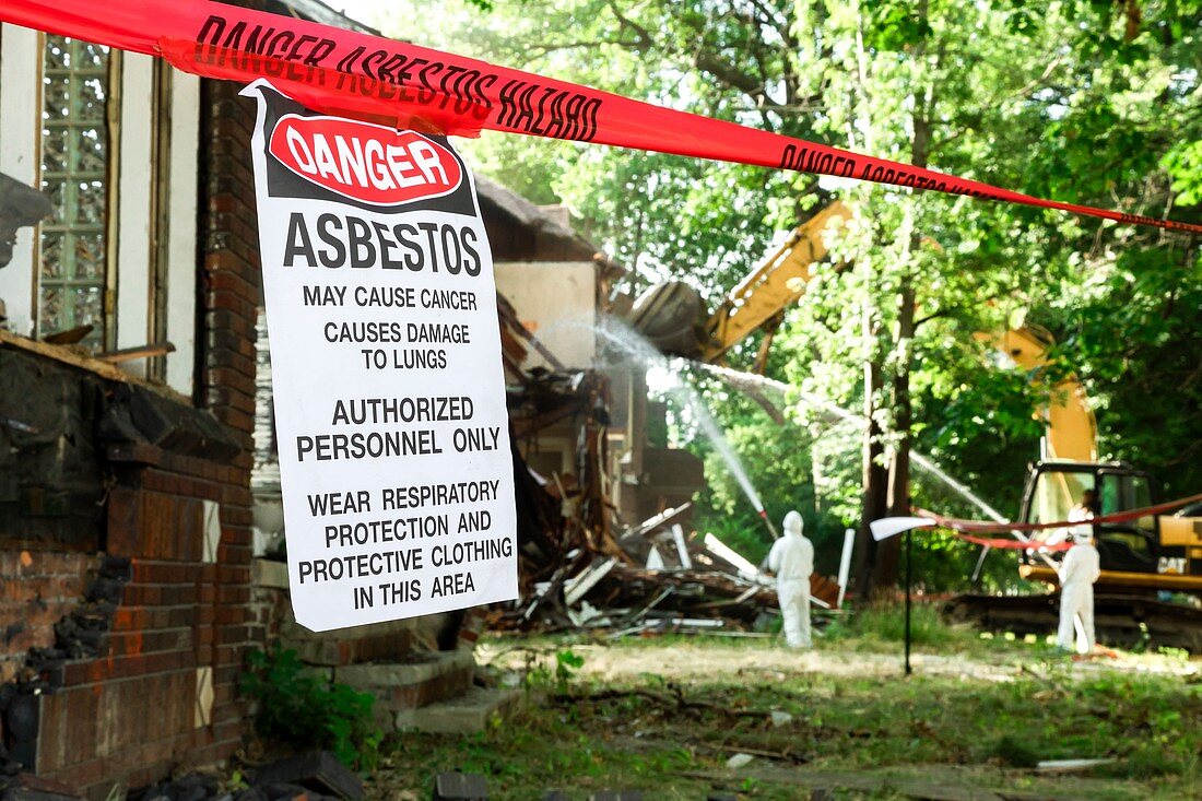 House demolition and asbestos removal