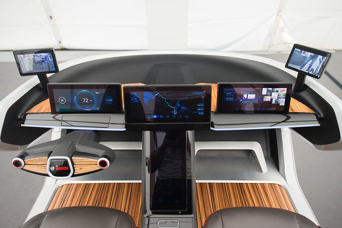 Concept car future interior