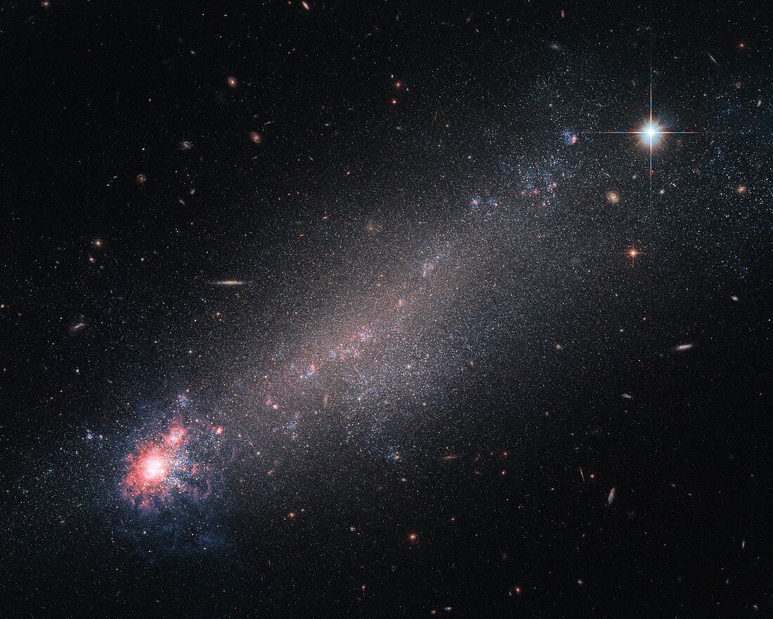 Irregular galaxy NGC 4861, HST image