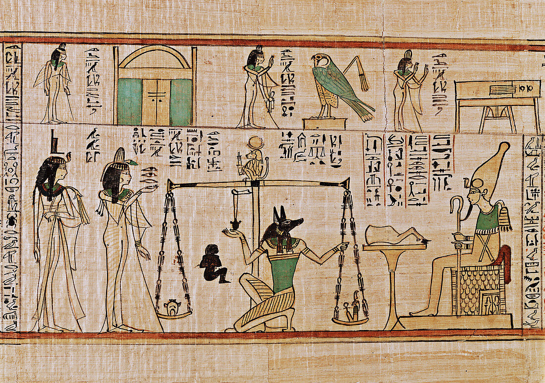 Weighing of the heart, Egyptian Book of the Dead