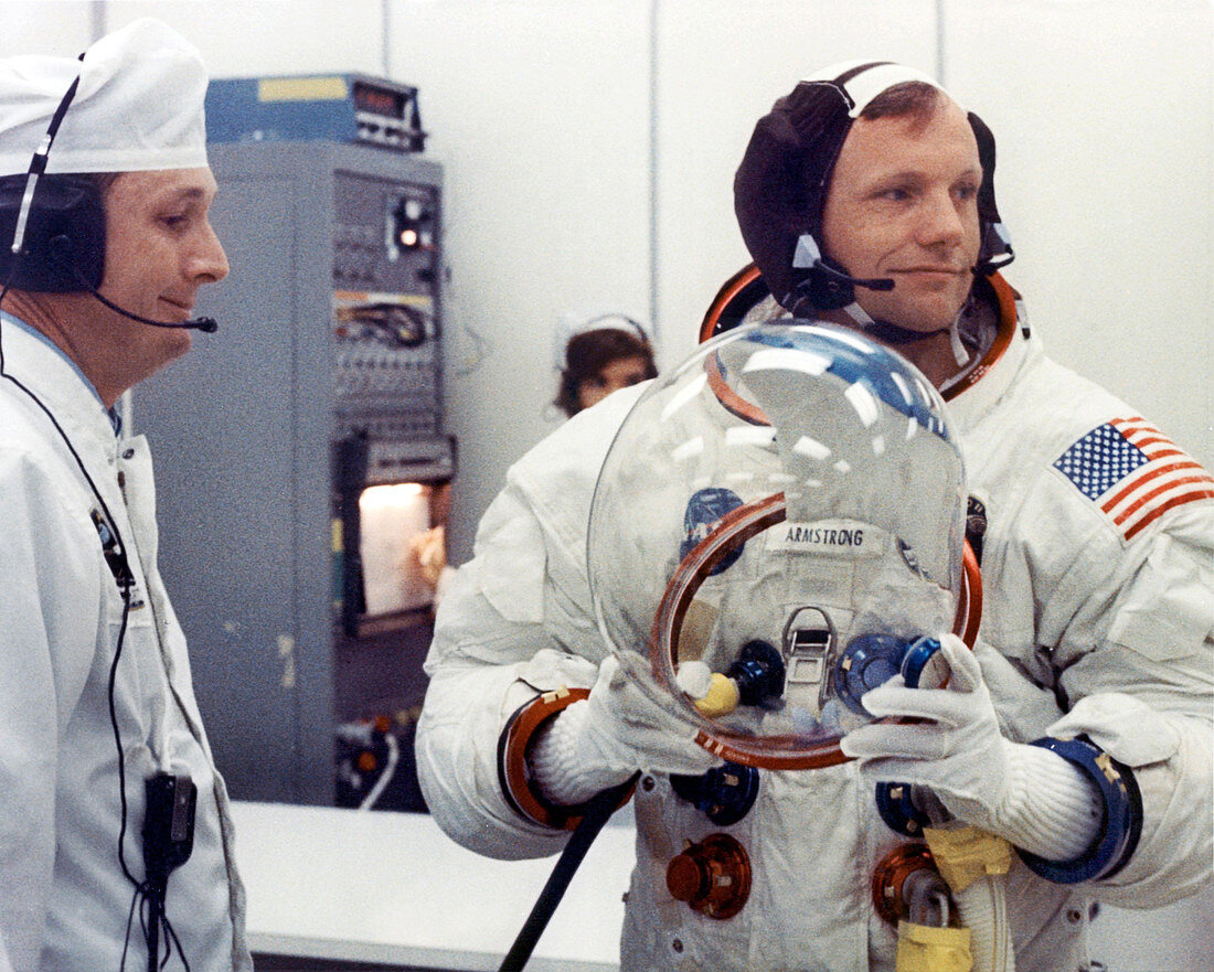 Armstrong's Apollo 11 launch preparations, July 1969