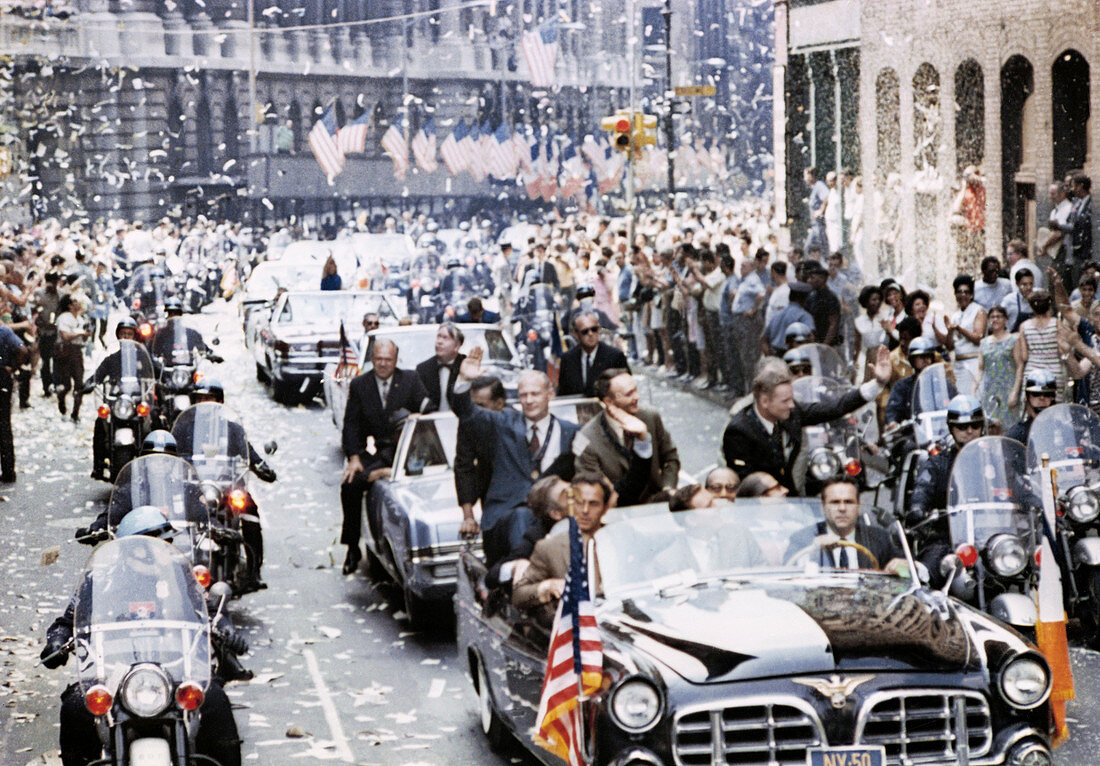 Apollo 11 ticker tape parade, New York, August 1969