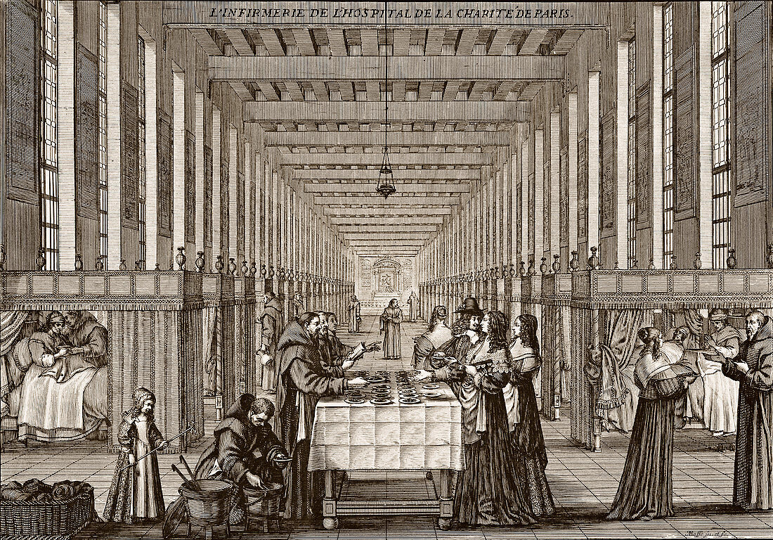 Infirmary of the Hospital of Charity, 17th century