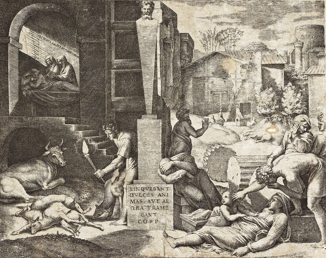 Plague victims, 16th century