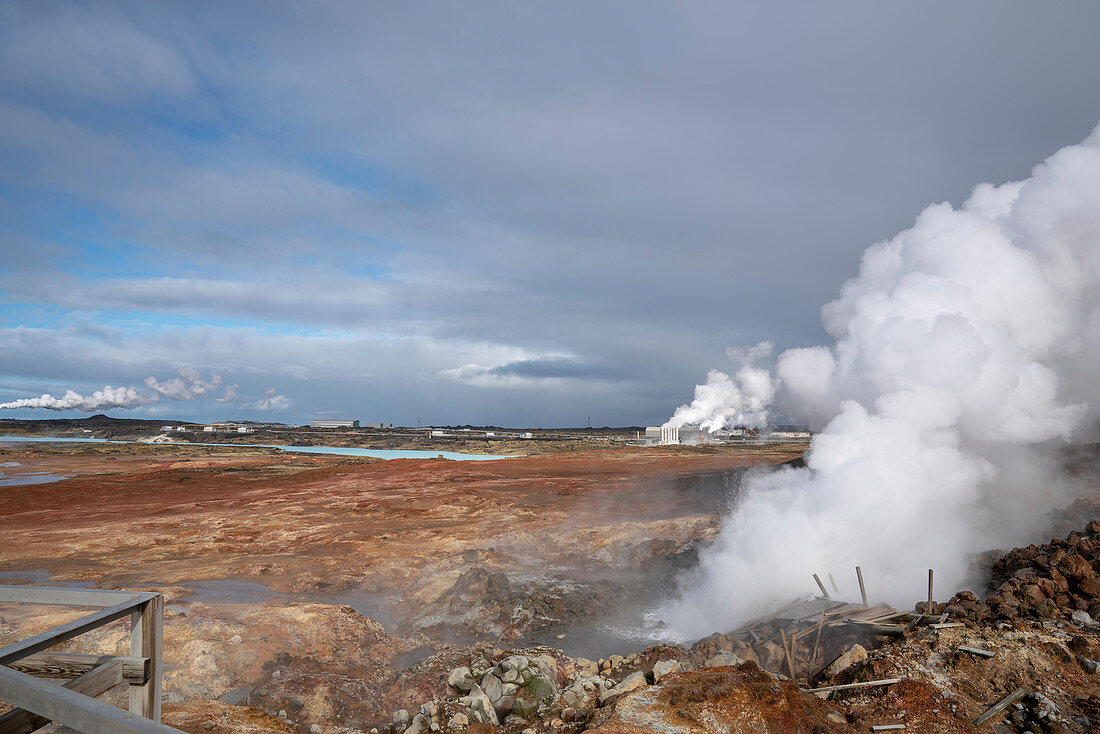 Geothermal hot spring, Hveragerdi, Iceland