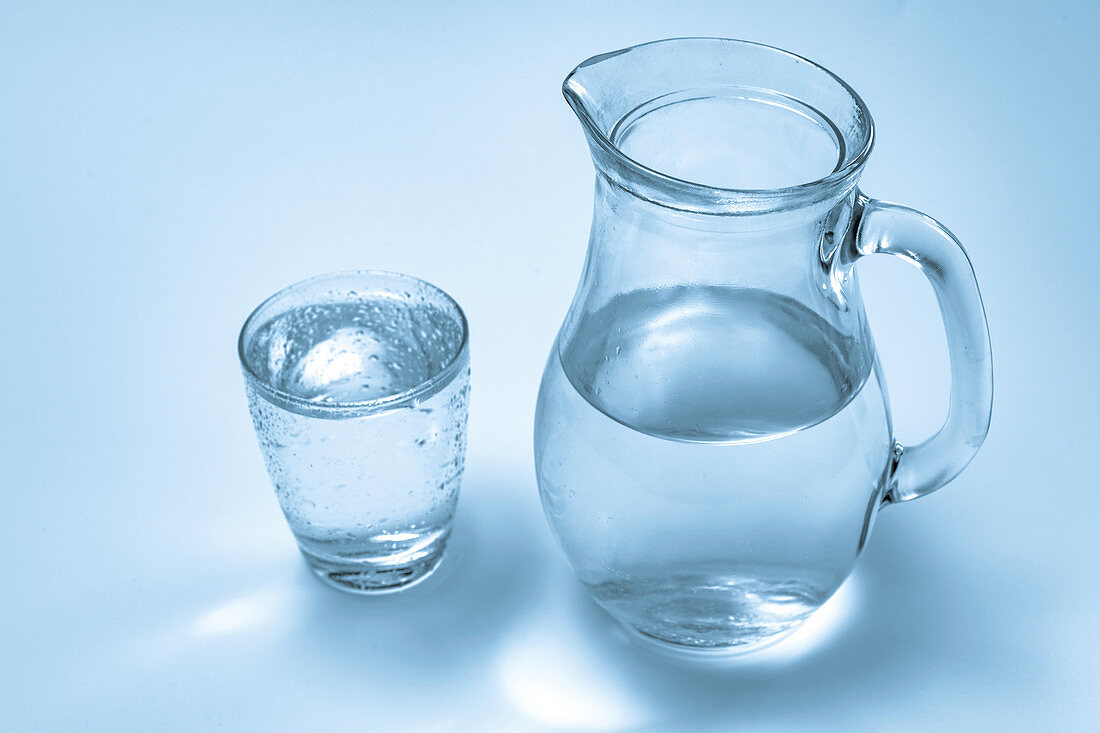 Glass and jug of water