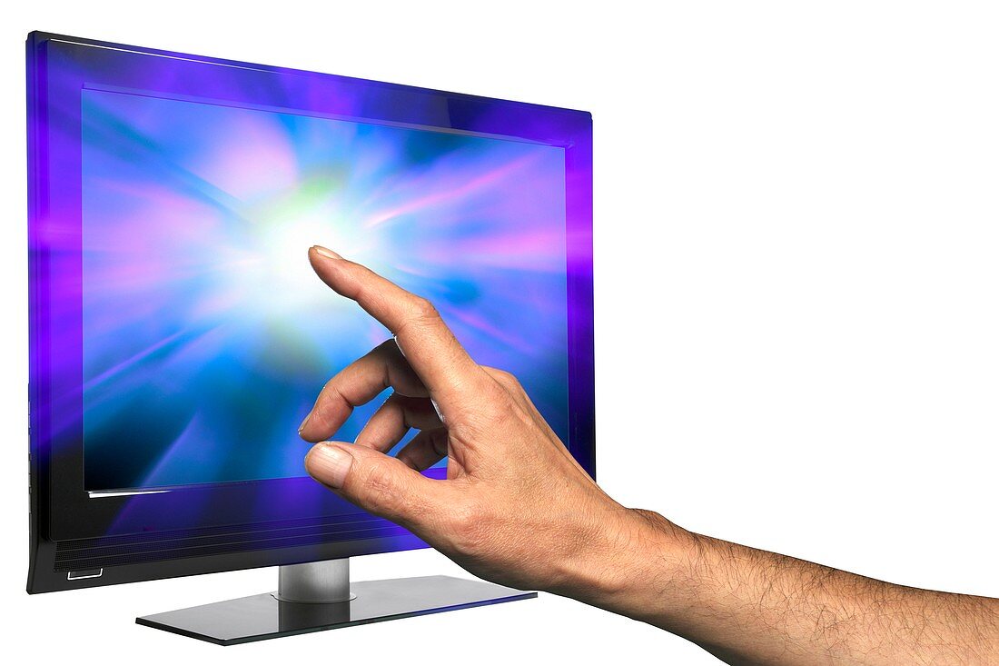 Touch screen television