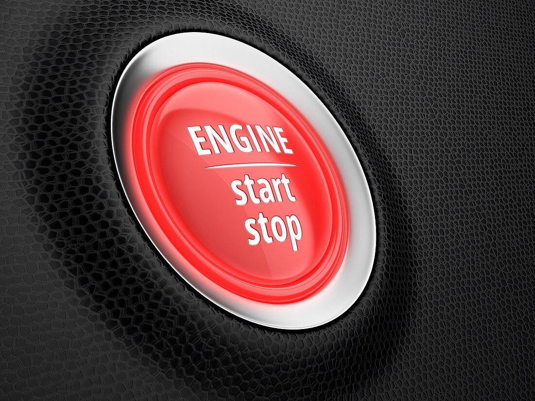 Stop-start engine technology, illustration
