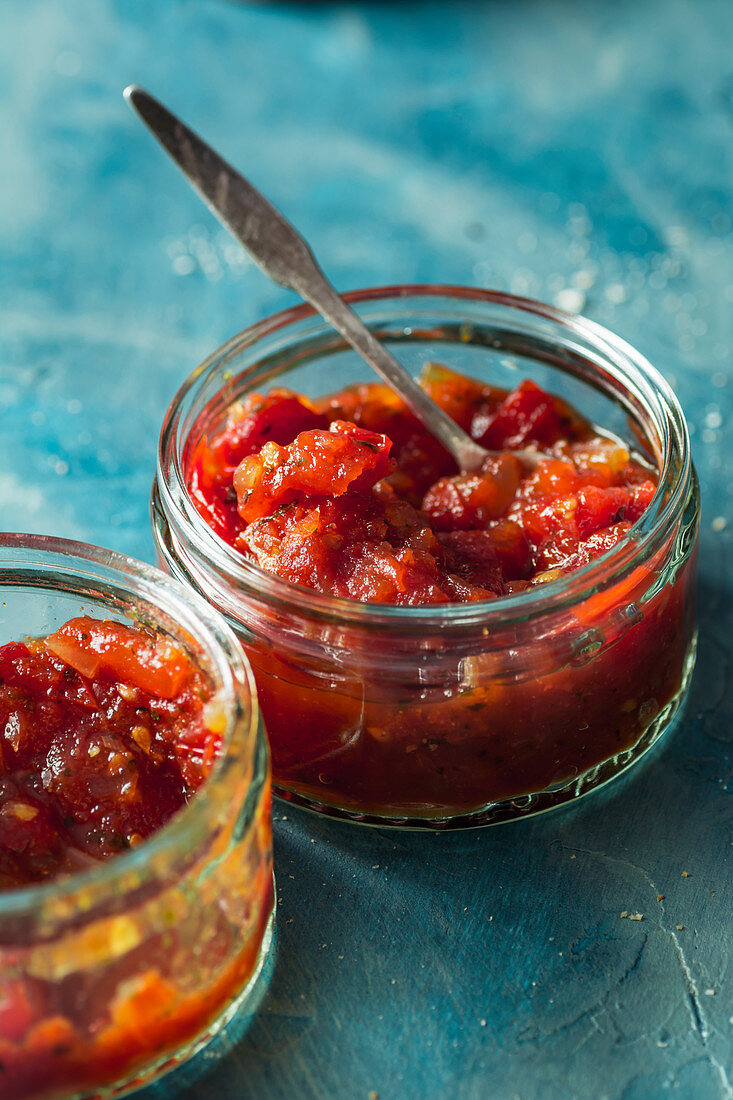 Selbstgemachtes Tomatenchutney