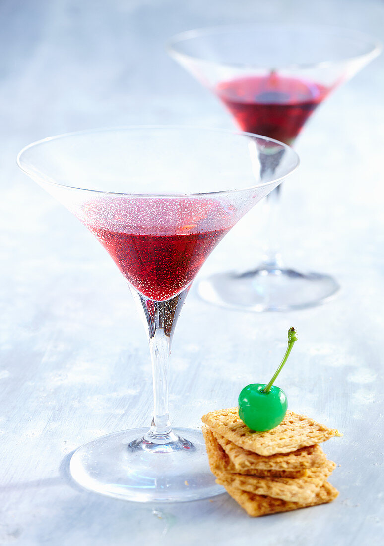 Martini Sweet with vermoth rosso, gin and grenadine