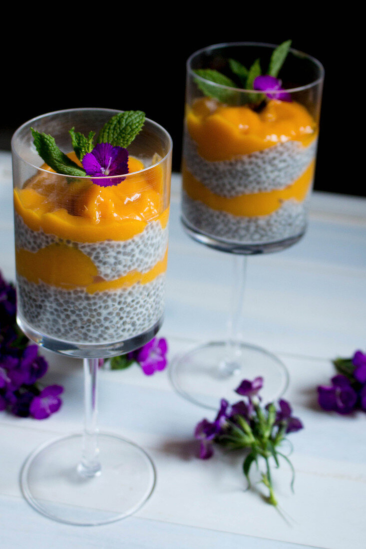 Mango-Chia-Pudding