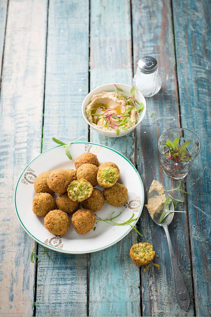 Falafel with fenugreek