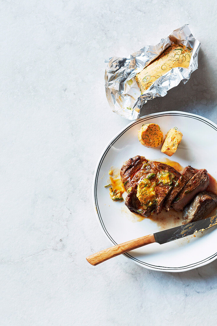 Steak mit koreanischer Gochujang-Butter