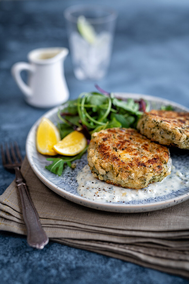 Vegane Kartoffel-Bohnen-Patties