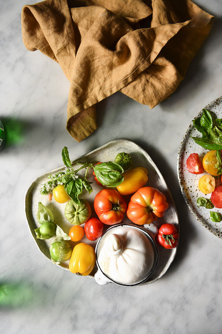 Burrata Caprese Salad