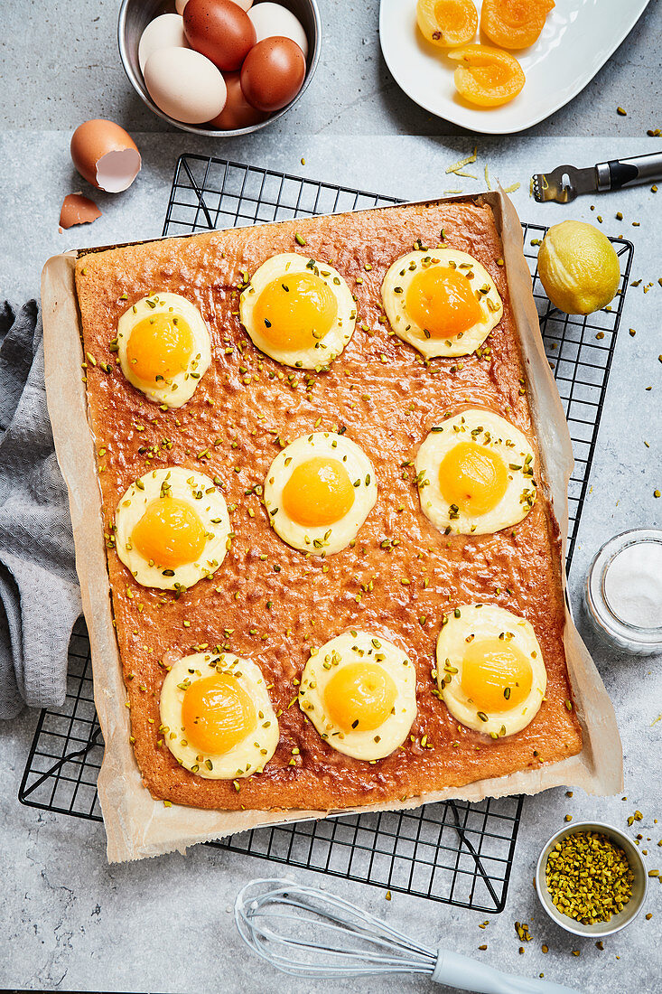 Spiegeleierkuchen zu Ostern