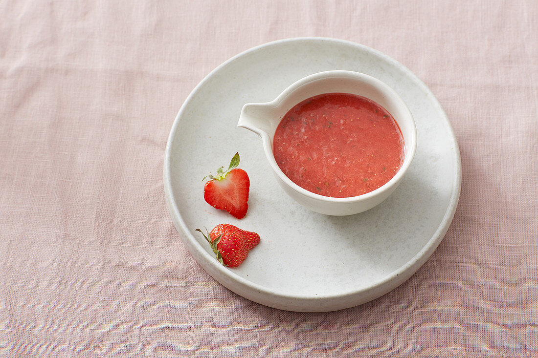 Sweet strawberry vinaigrette