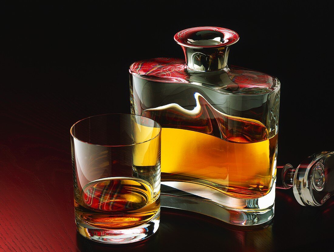 Scotch in Glas & Flasche