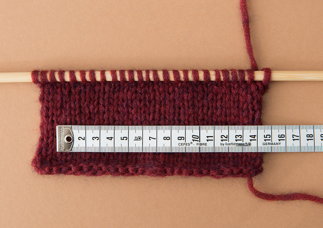 A gauge with a measuring tape