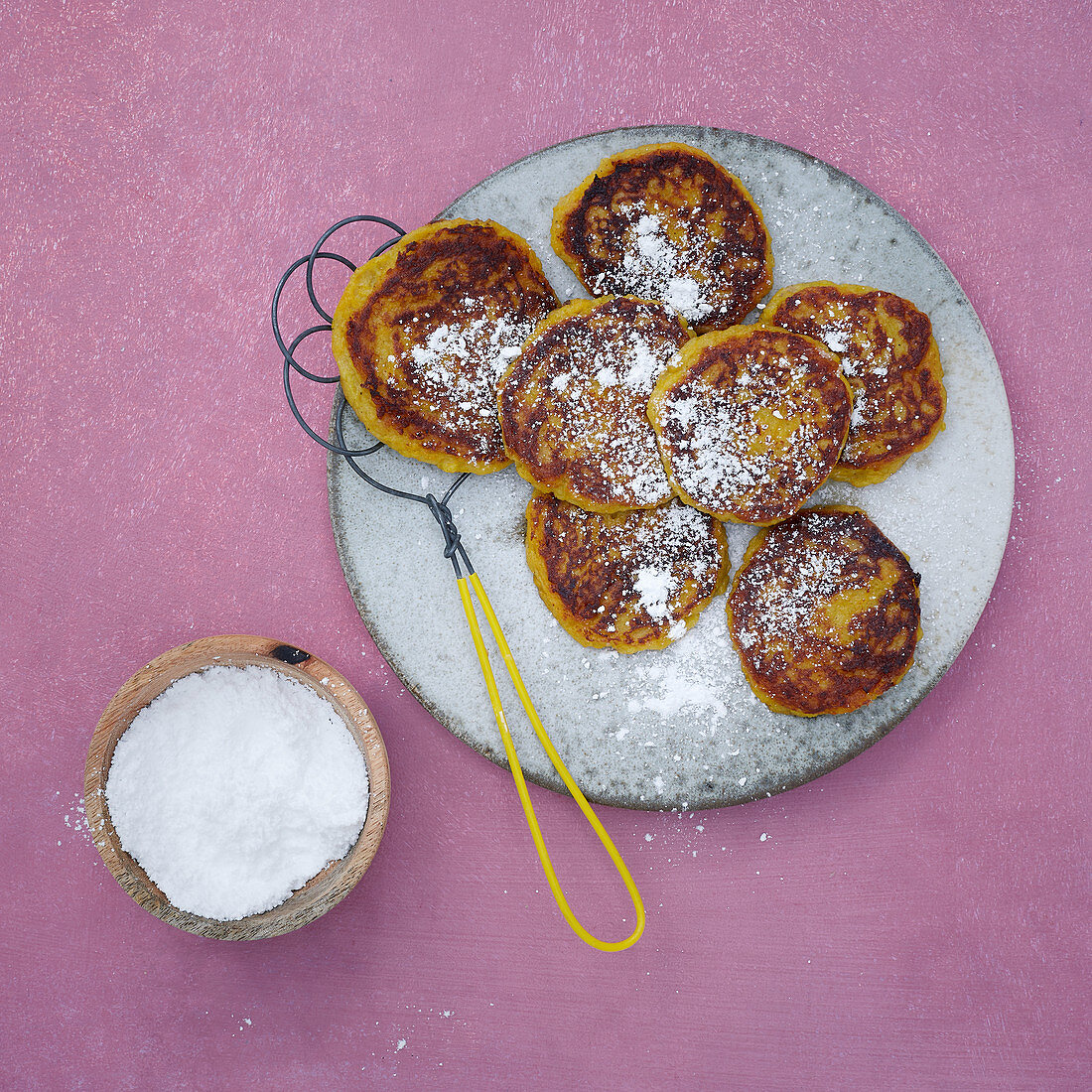 Potato and pumpkin fritters