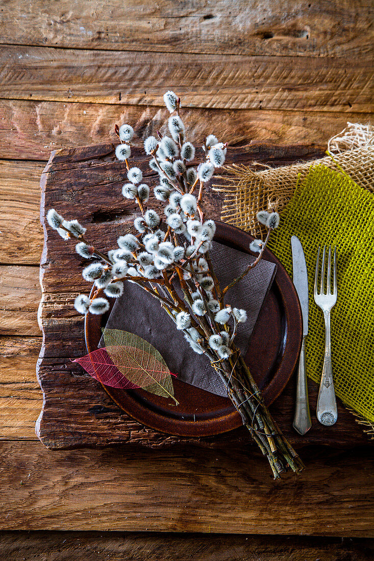 Spring table setting