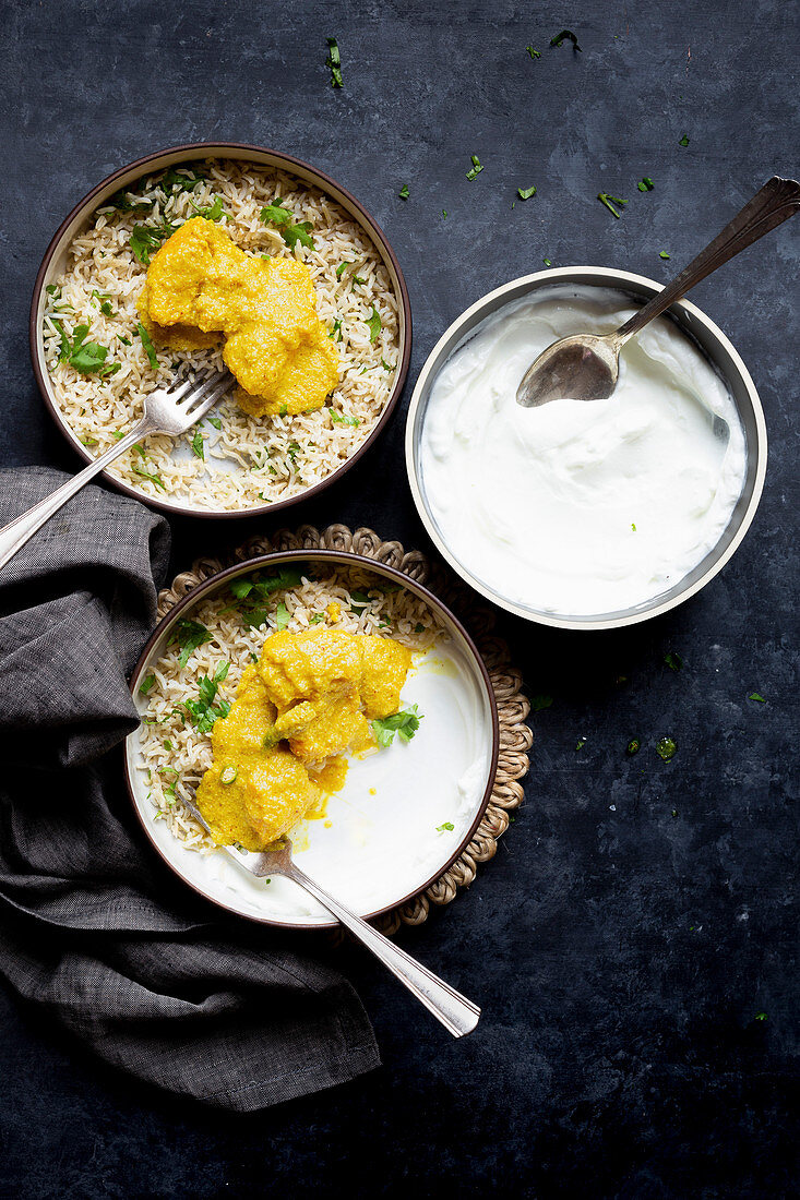 Fish Curry with coconut and mustard