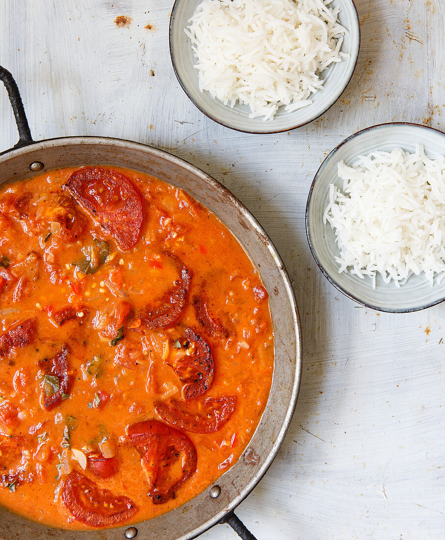 Feinwürziges Tomatencurry als Grundrezept