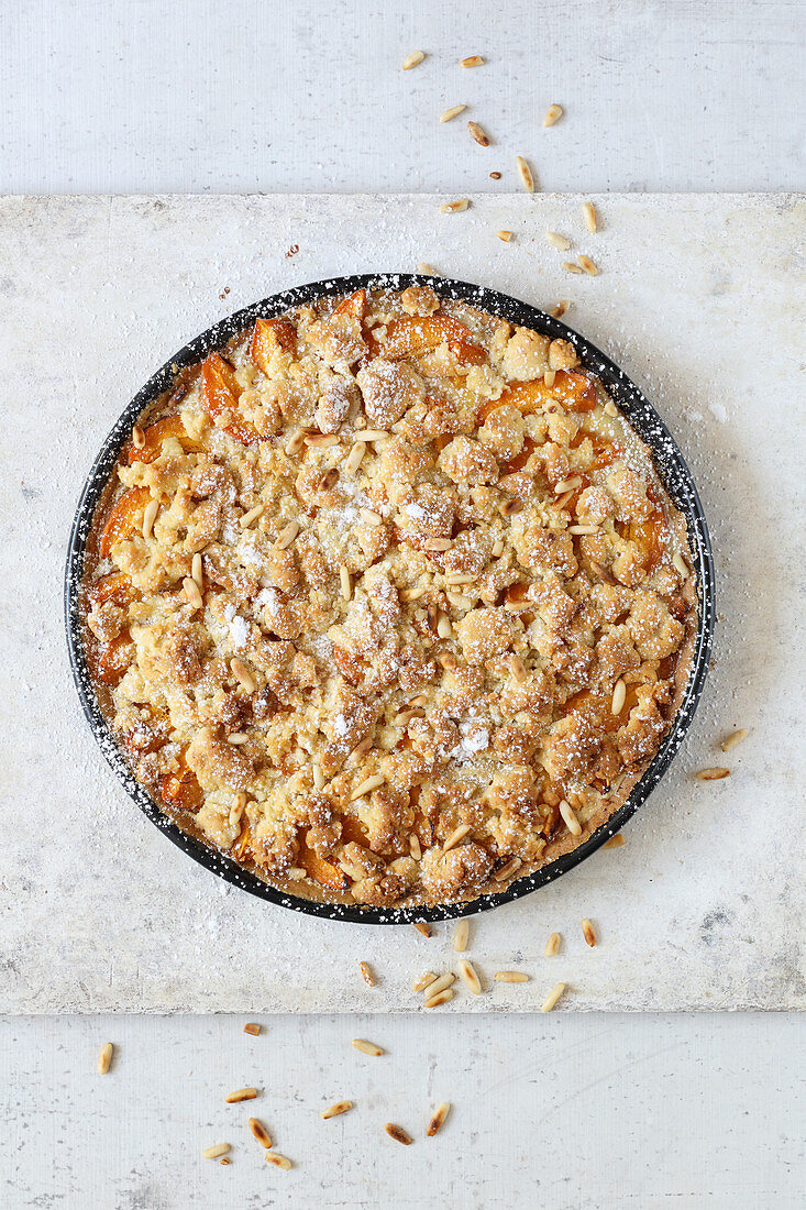 Apricot and almond cake