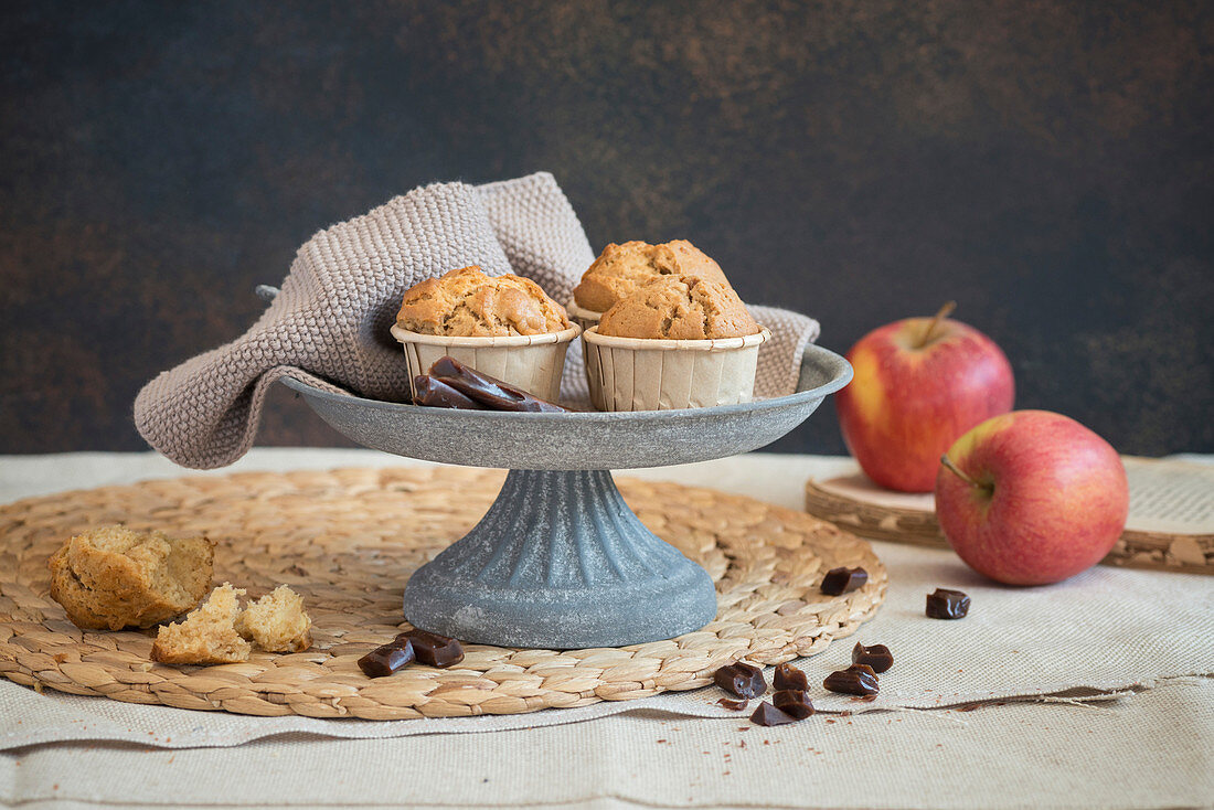 Apple Carambar muffins