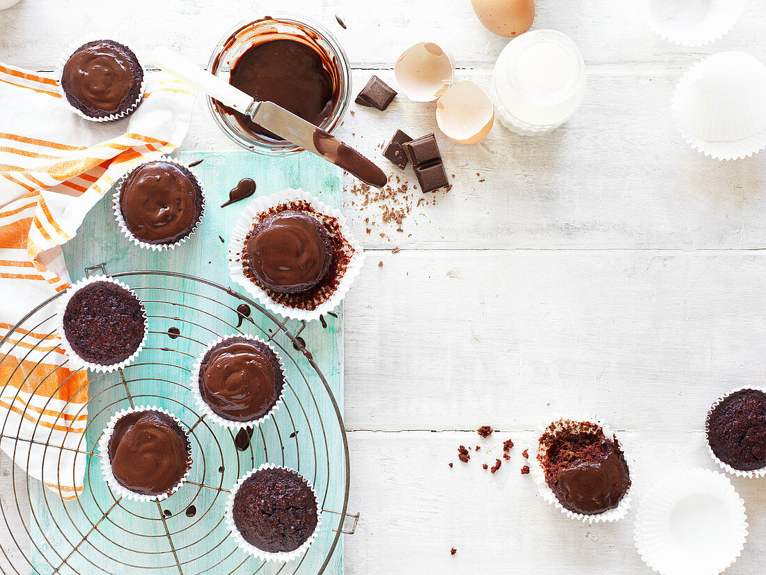 Beetroot and Chocolate Cupcakes