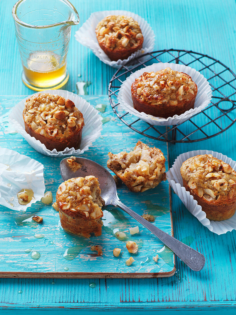Little Pear and Hazelnut Cakes