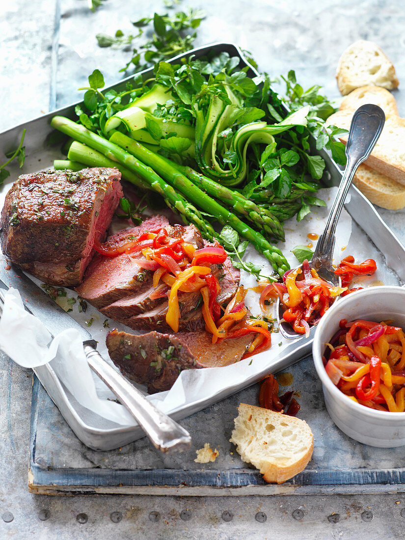 Roast Veal With Capsicum