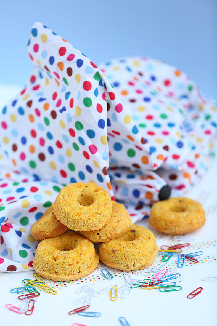 Karottenkuchen aus Blumentöpfchen