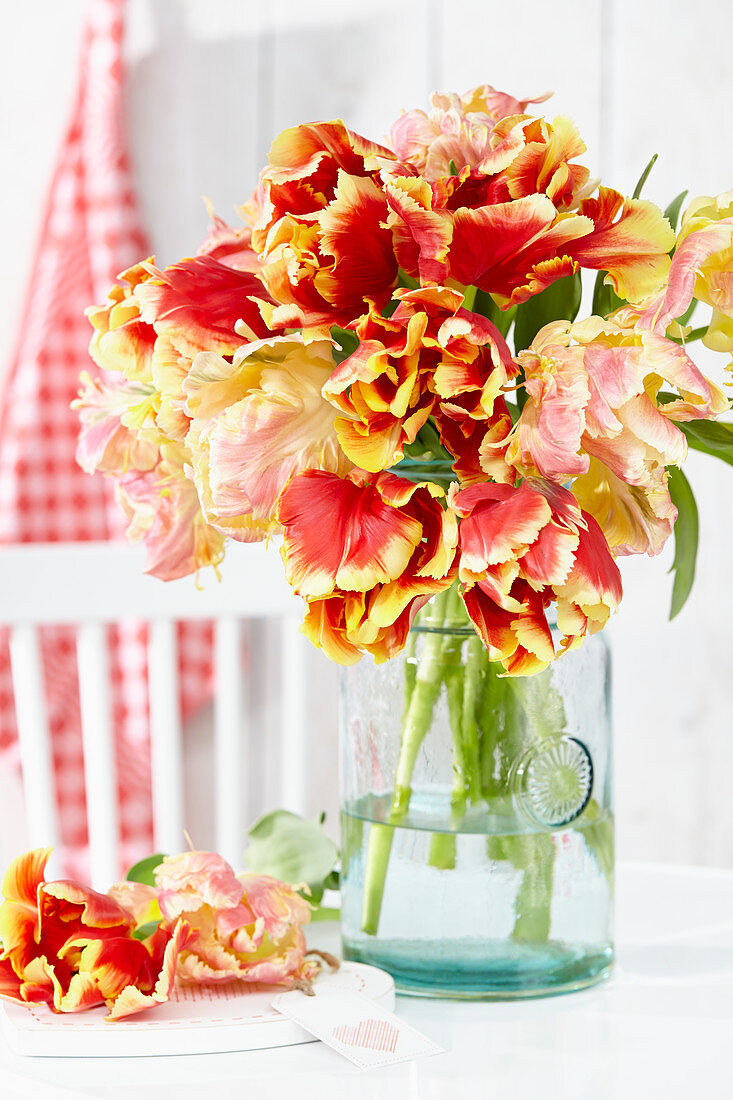 Tulips in vase