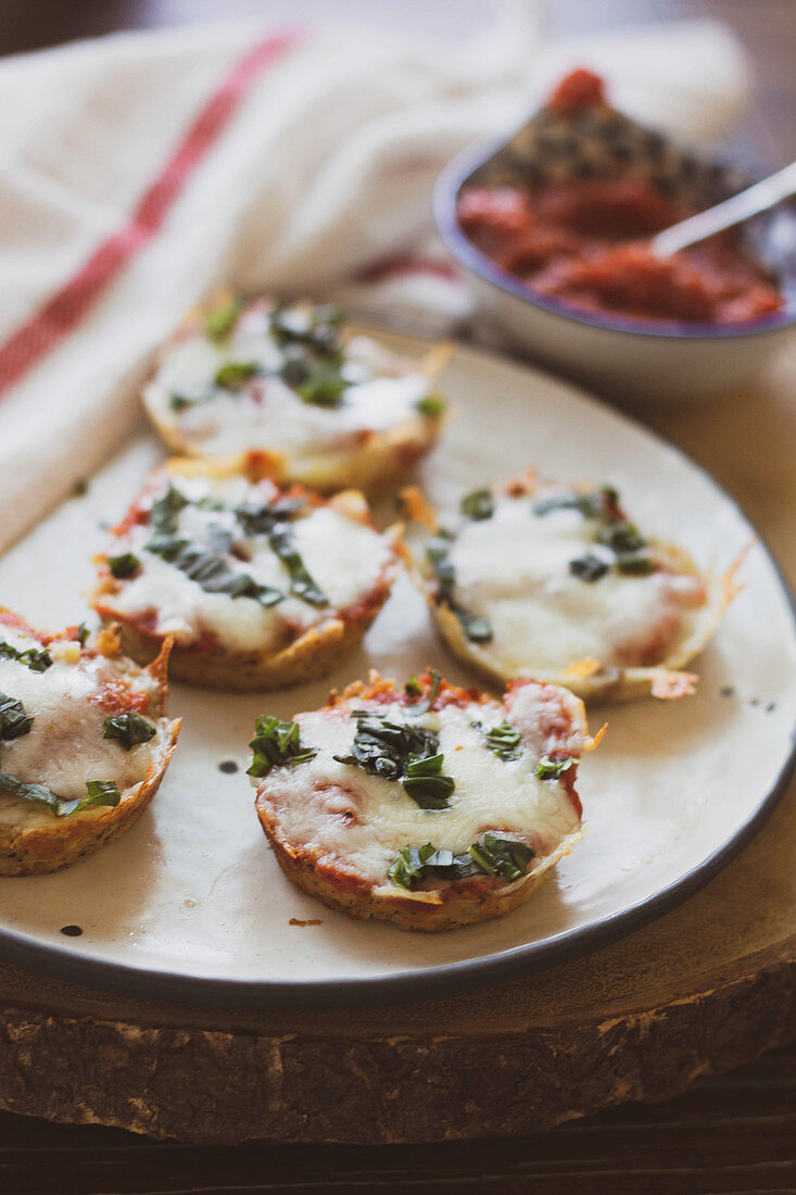 Blumenkohl-Minipizzen