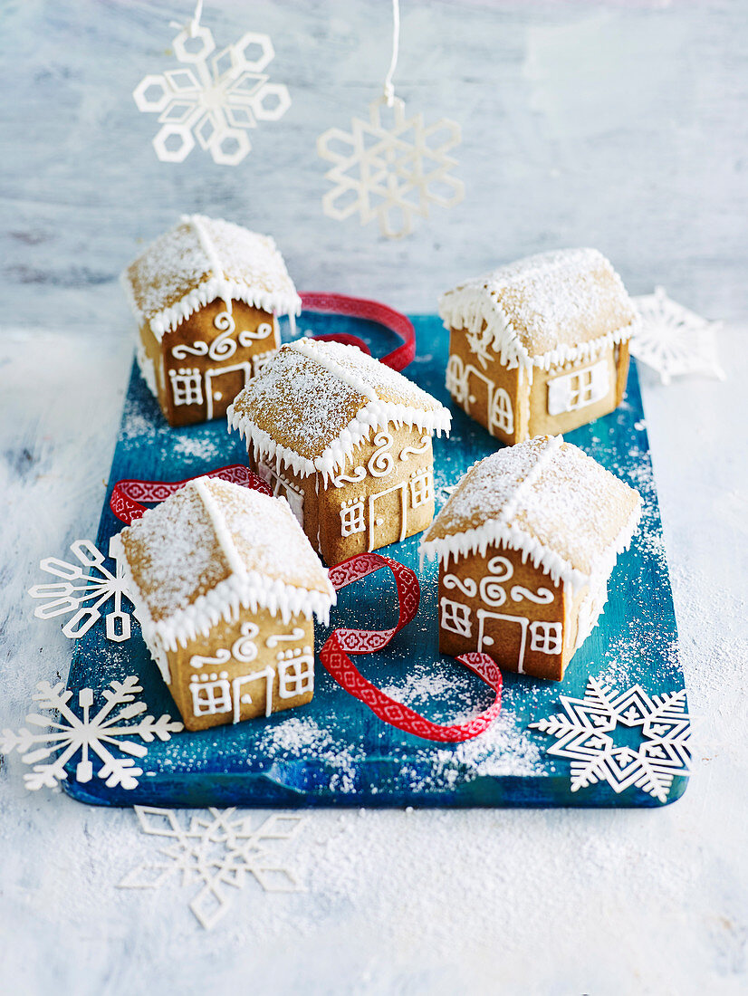 Mini-Lebkuchenhäuser (glutenfrei)