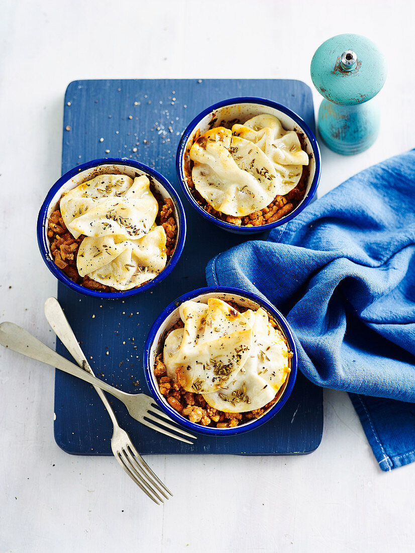 Pork and Fennel Pot Pies